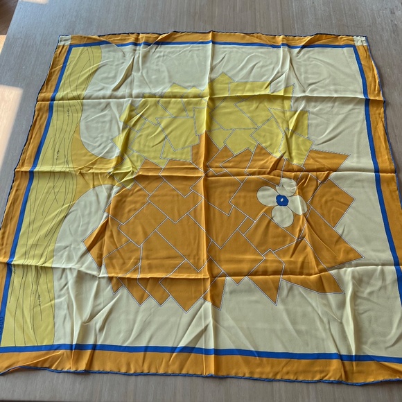 NWT Gres of Paris Yellow Scarf - Picture 2 of 2